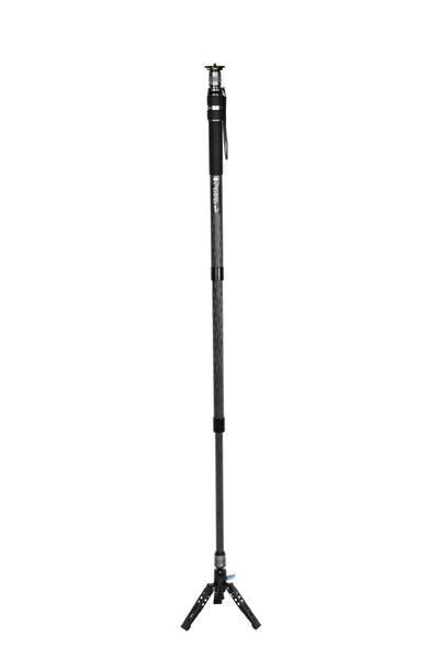 Sirui SVM-165 monopod extended on its fold-out feet