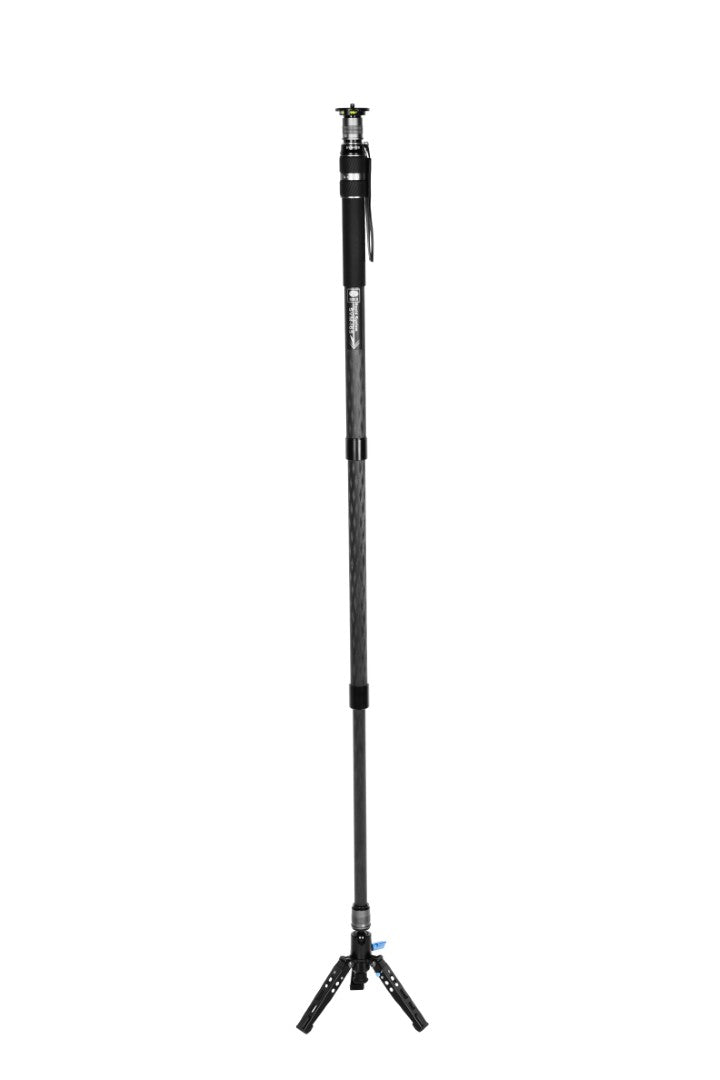Sirui SVM-165 monopod extended on its fold-out feet
