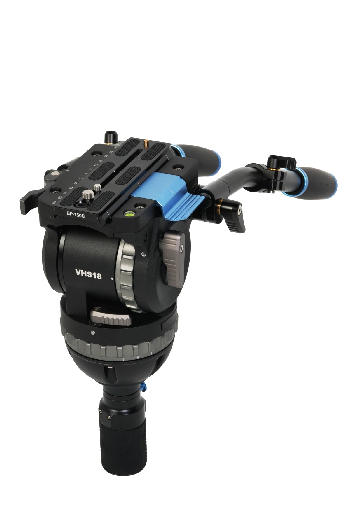Sirui VHS18 fluid video head with handle and half-ball, on its own