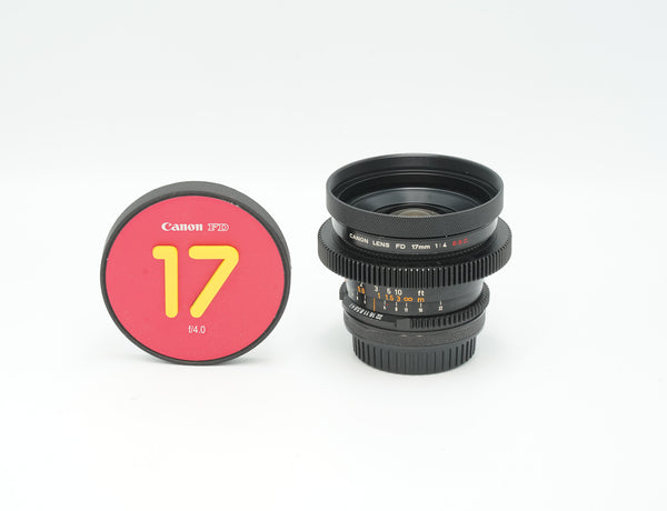 Canon FD 17mm f4.0 S.S.C. CINE MODDED to EF