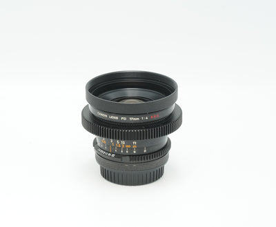 Canon FD 17mm f4.0 S.S.C. CINE MODDED to EF