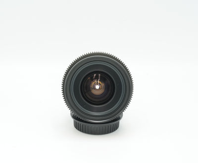 Canon FD 17mm f4.0 S.S.C. CINE MODDED to EF
