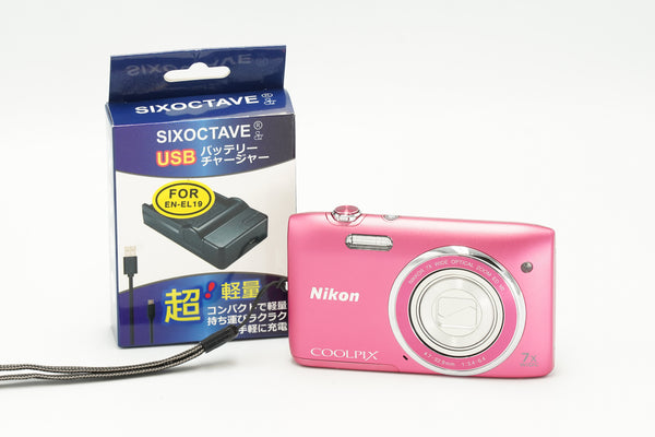 NIKON COOLPIX S3500, 20MP DIGITAL camera, PINK