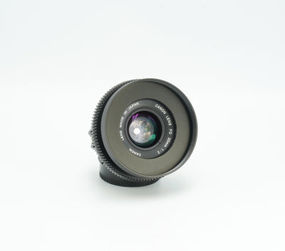 Canon nFD 35mm f2.0 with CINE MOD options