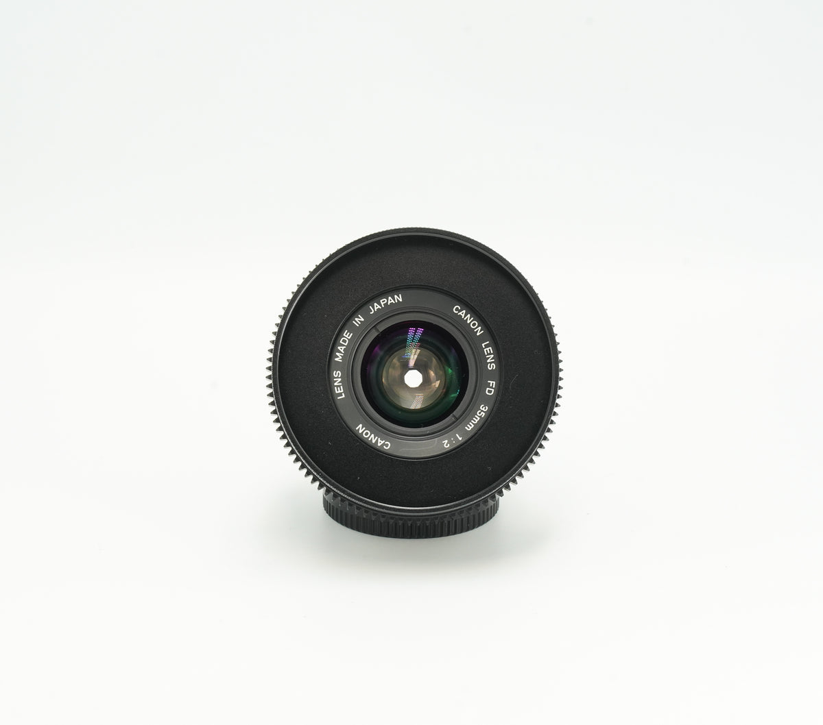 Canon nFD 35mm f2.0 with CINE MOD options