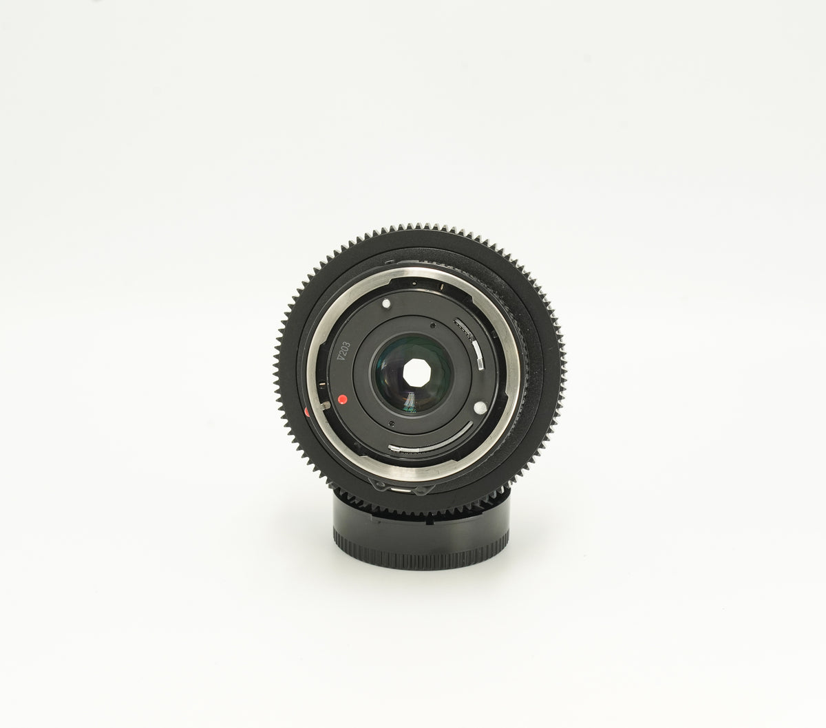 Canon nFD 35mm f2.0 with CINE MOD options