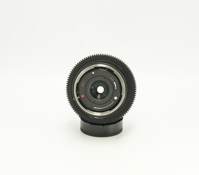 Canon nFD 35mm f2.0 with CINE MOD options