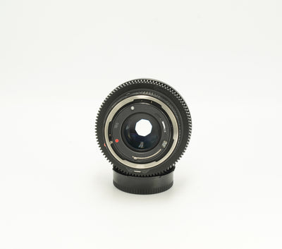 Canon nFD 50mm f1.4 with CINE MOD options