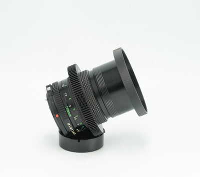 Canon nFD 135mm f2.8 with CINE MOD options