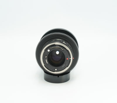 Canon nFD 135mm f2.8 with CINE MOD options