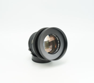 Canon nFD 85mm f1.8 with CINE MOD options