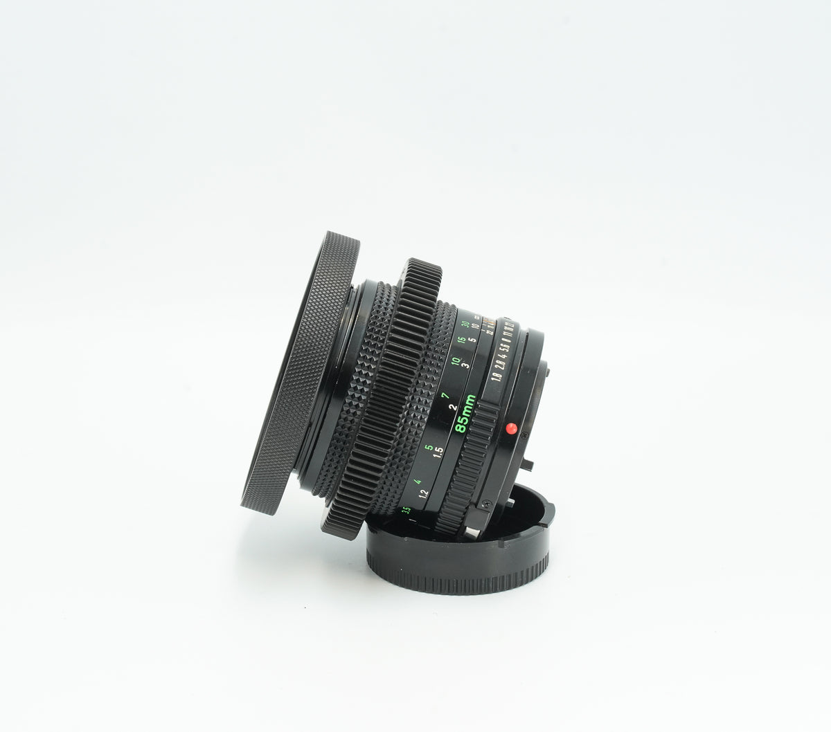 Canon nFD 85mm f1.8 with CINE MOD options