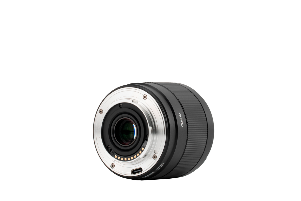 Viltrox Air AF 15mm f/1.7 XF Fujifilm X-mount rear view with USB-C port