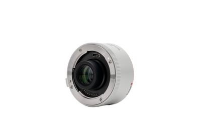 Viltrox Sony E 2.0x teleconverter, front view on white