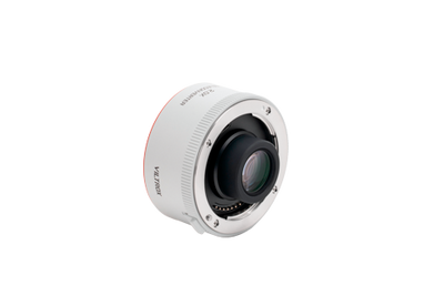 Viltrox 2.0x teleconverter, side view with Viltrox logo