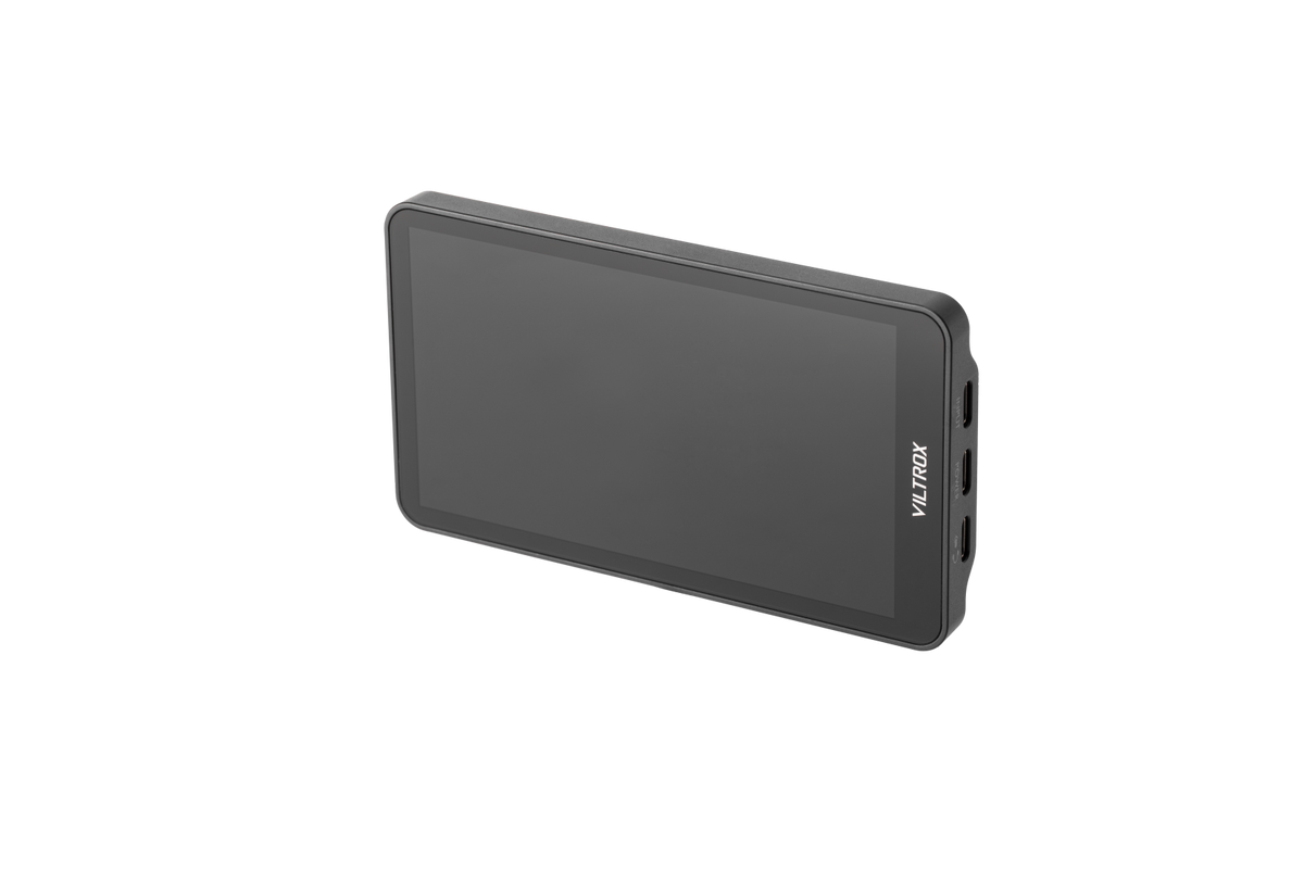 Viltrox DC-T1 phone monitor, angled view on white
