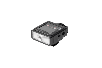 Viltrox Spark Z3 TTL flash, angled front view on white