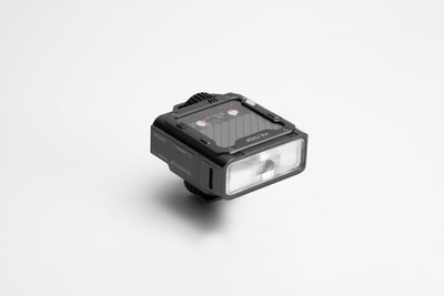 Viltrox Spark Z3 flash, angled view from the other side