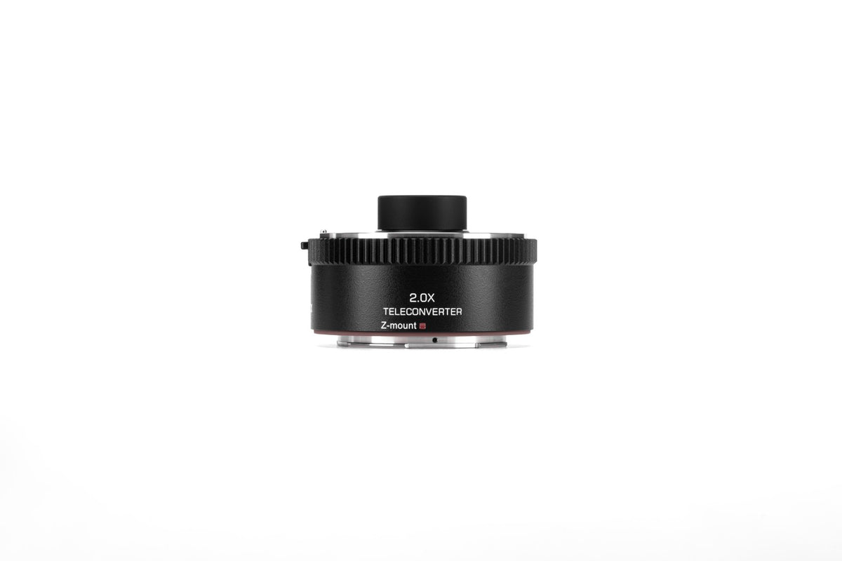 Viltrox 2.0x teleconverter Z-mount, front view