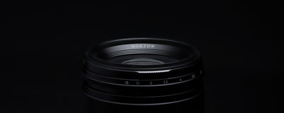 Voigtlander Nokton 50mm f/1.0 front ring with Nokton lettering, close-up