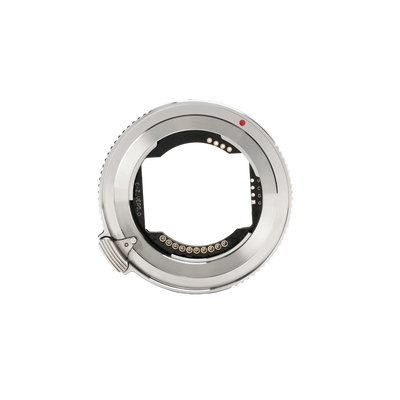 Viltrox E-Z adapter, front view showing the electronic contacts