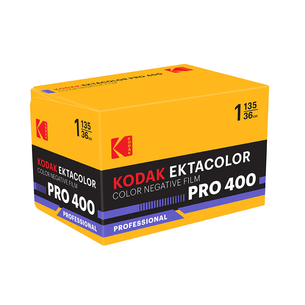 Kodak Ektacolor Pro 400 35mm colour negative film, 36 exposures box