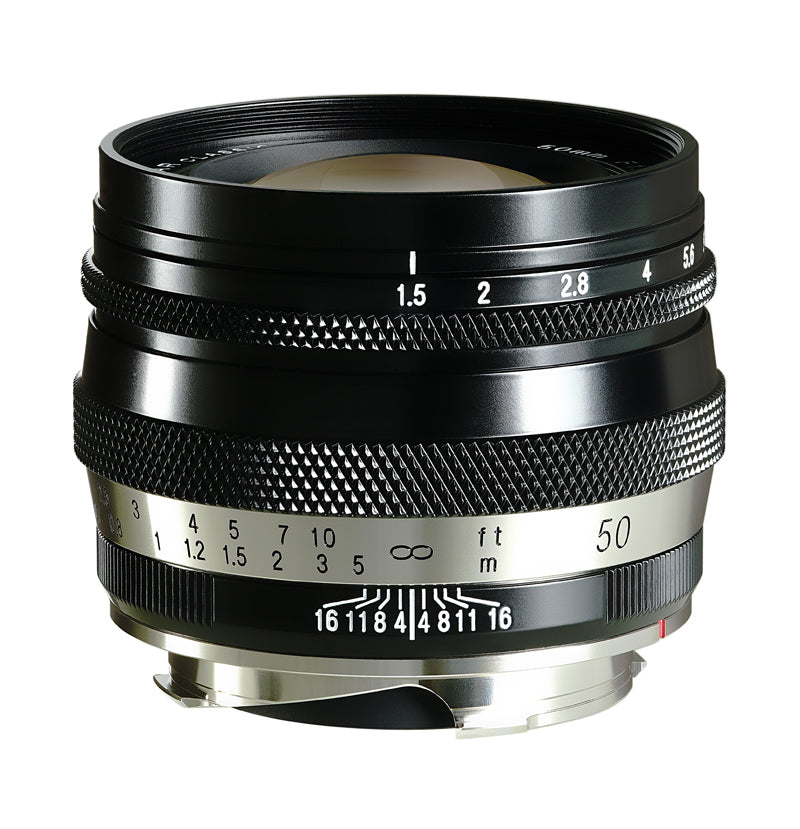 Voigtlander 50mm f1.5 Heliar Classic, black, Leica M mount