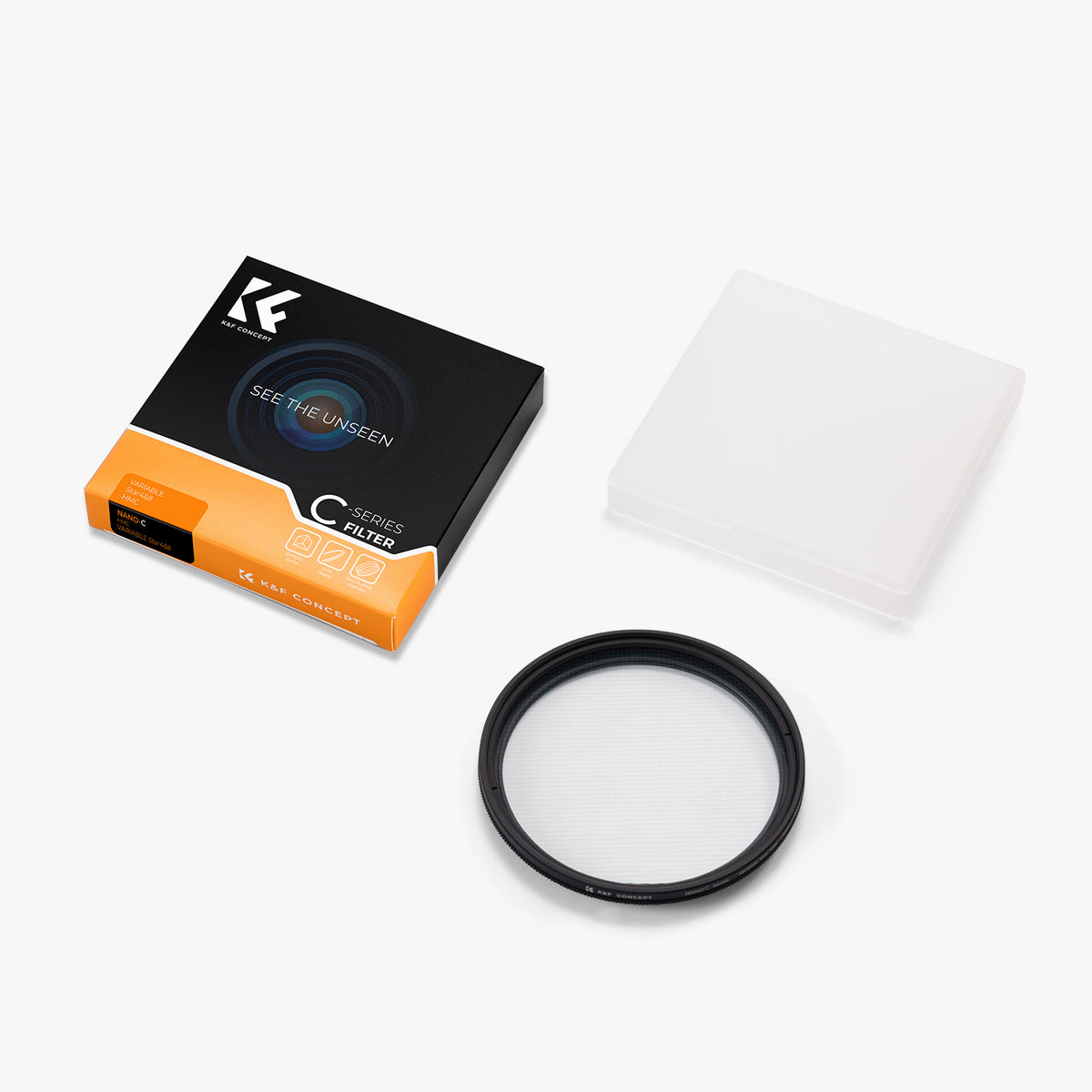 K&F CONCEPT 62mm VARIABLE STAR EFFECT Filter, high transmittance