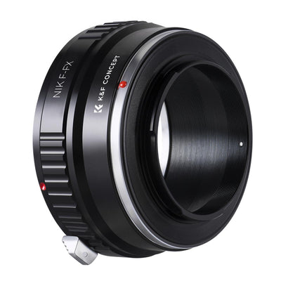 K&F Concept NIK F-FX adapter, angled view of the camera side