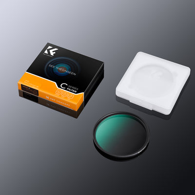 K&F Concept C-series filter with box and plastic case