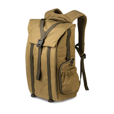 WOTANCRAFT Travel Camera Backpack "PILOT" 18L, KHAKI BROWN