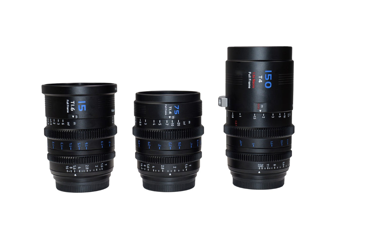 SIRUI VISION PRIME 15/75/150mm SET, FULL FRAME Cine Lens