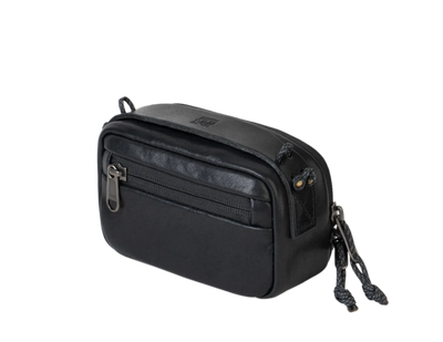 SALE ! WOTANCRAFT Portable Camera Pouch, BLACK LEATHER, Medium