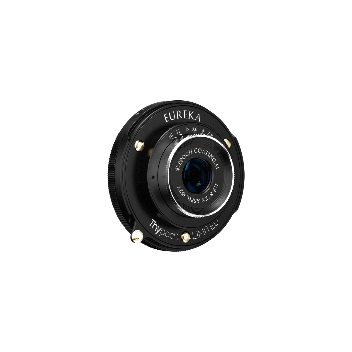 Thypoch Eureka 28mm f/2.8 ASPH full-frame pancake lens for Leica M in black, Limited edition