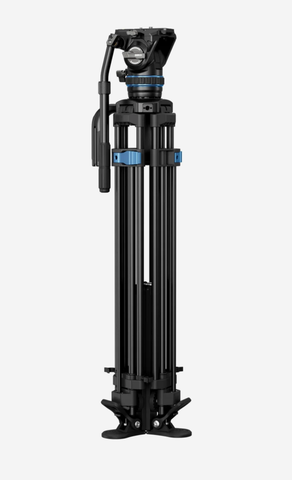 Sirui SQ75 video tripod folded with the S5 fluid head