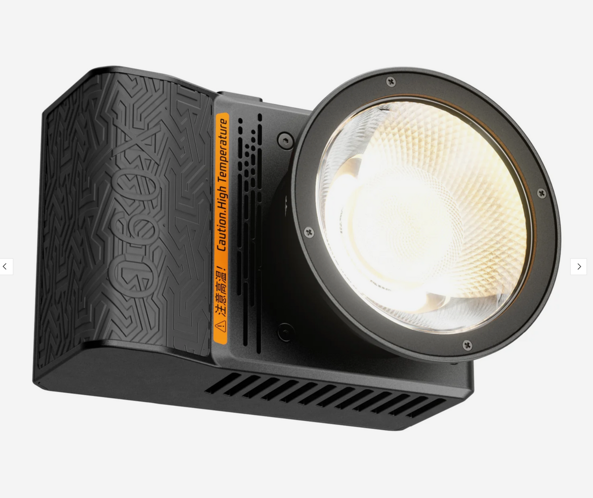 Sirui C60X pocket light, side view with textured grip and cooling vents