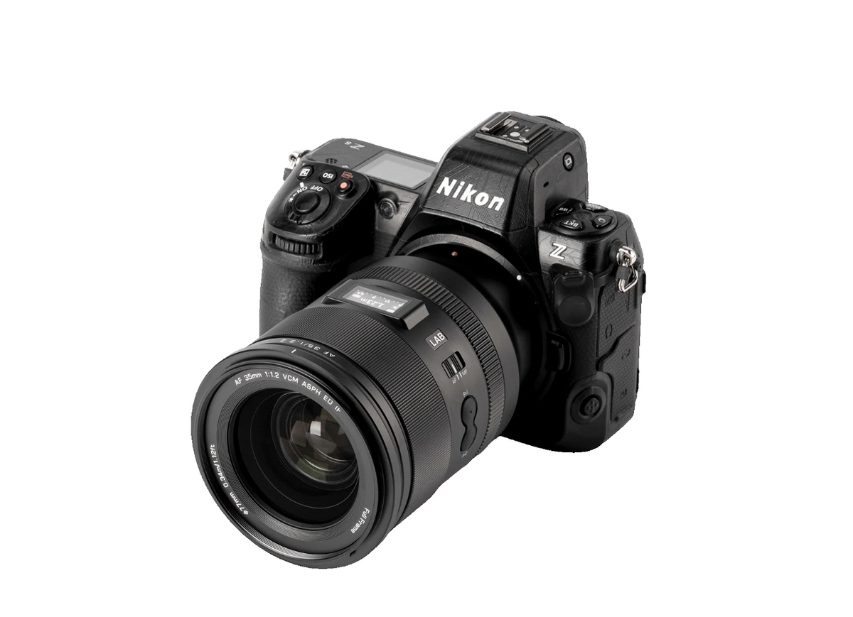 Viltrox LAB AF 35mm f/1.2 Z mounted on a Nikon Z9 camera