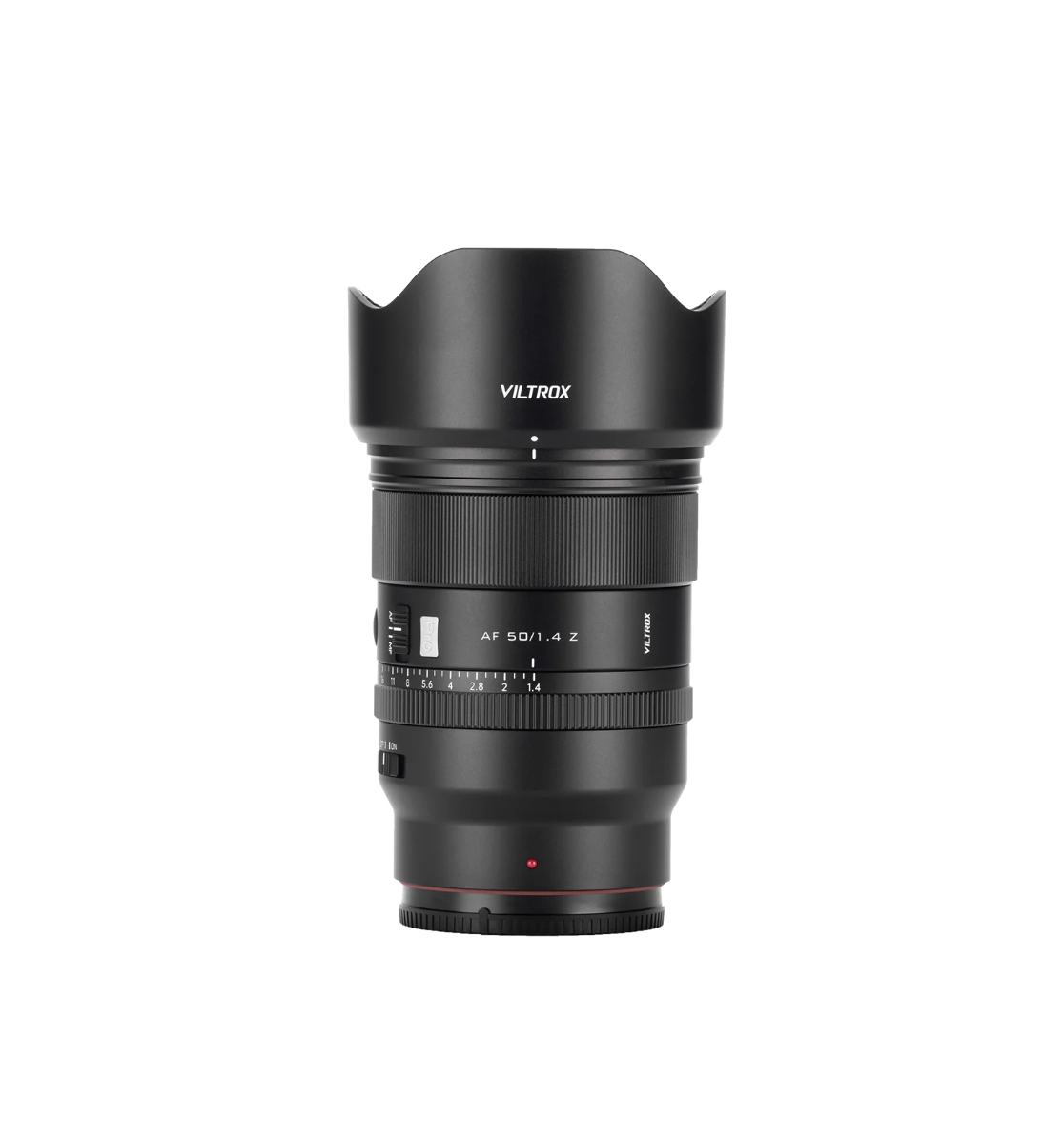 Viltrox AF 50mm f/1.4 Pro Z with petal lens hood fitted