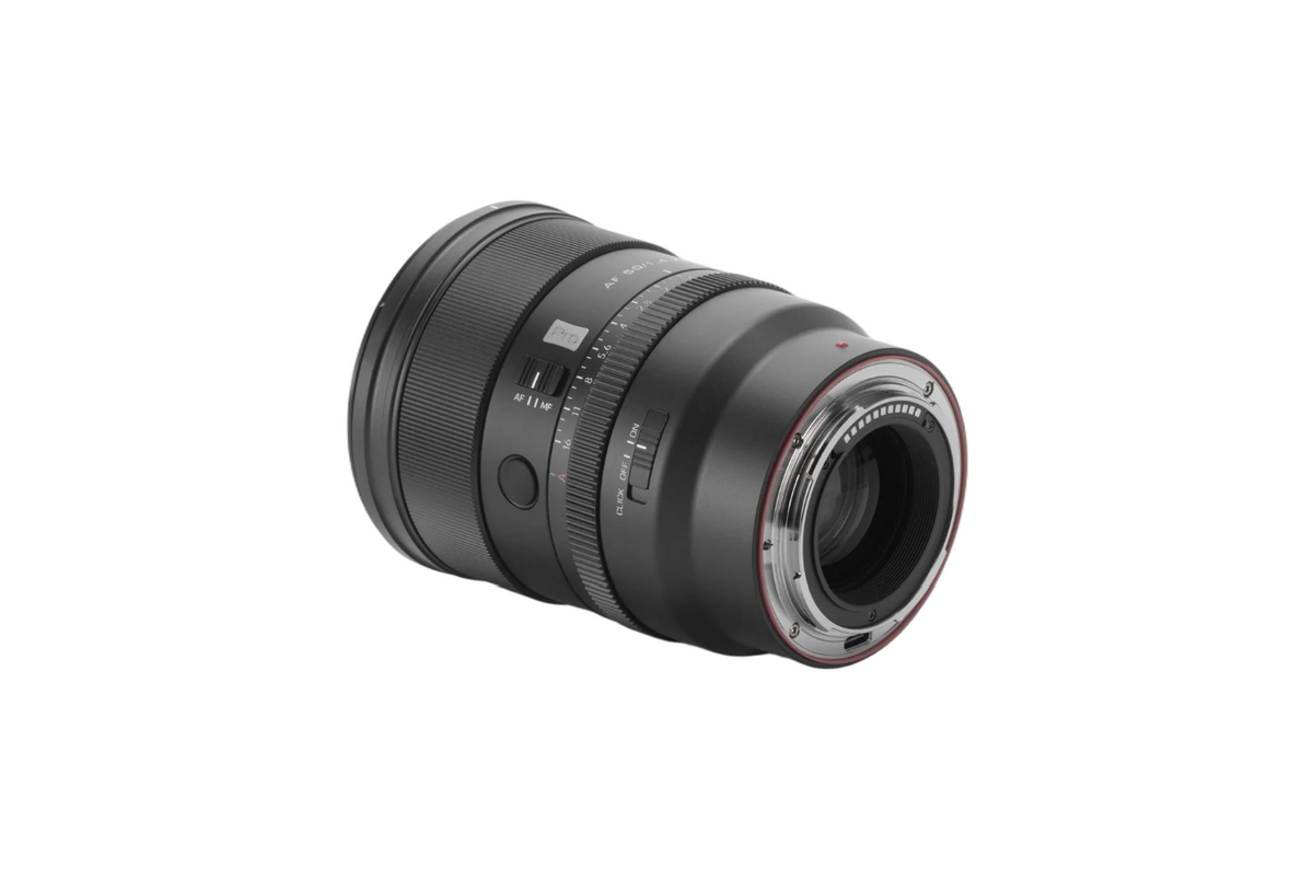 Viltrox AF 50mm f/1.4 Pro Nikon Z lens, rear view with mount contacts