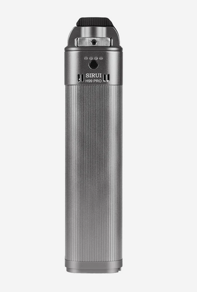 Sirui H99 Pro battery handle, grey aluminium body with power button