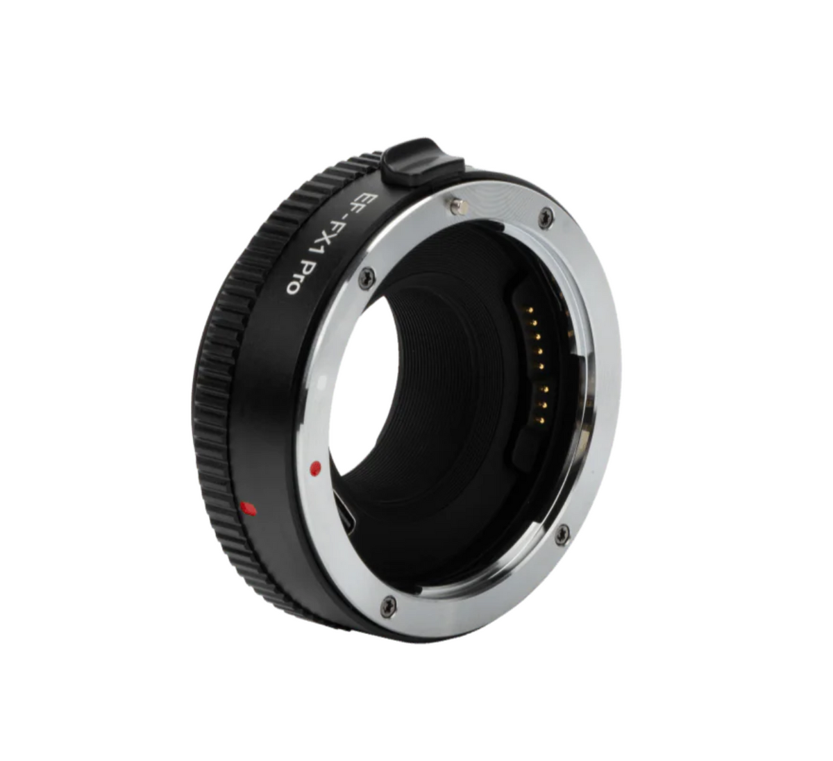 Viltrox EF-FX1 Pro adapter, Canon EF lens side with contacts
