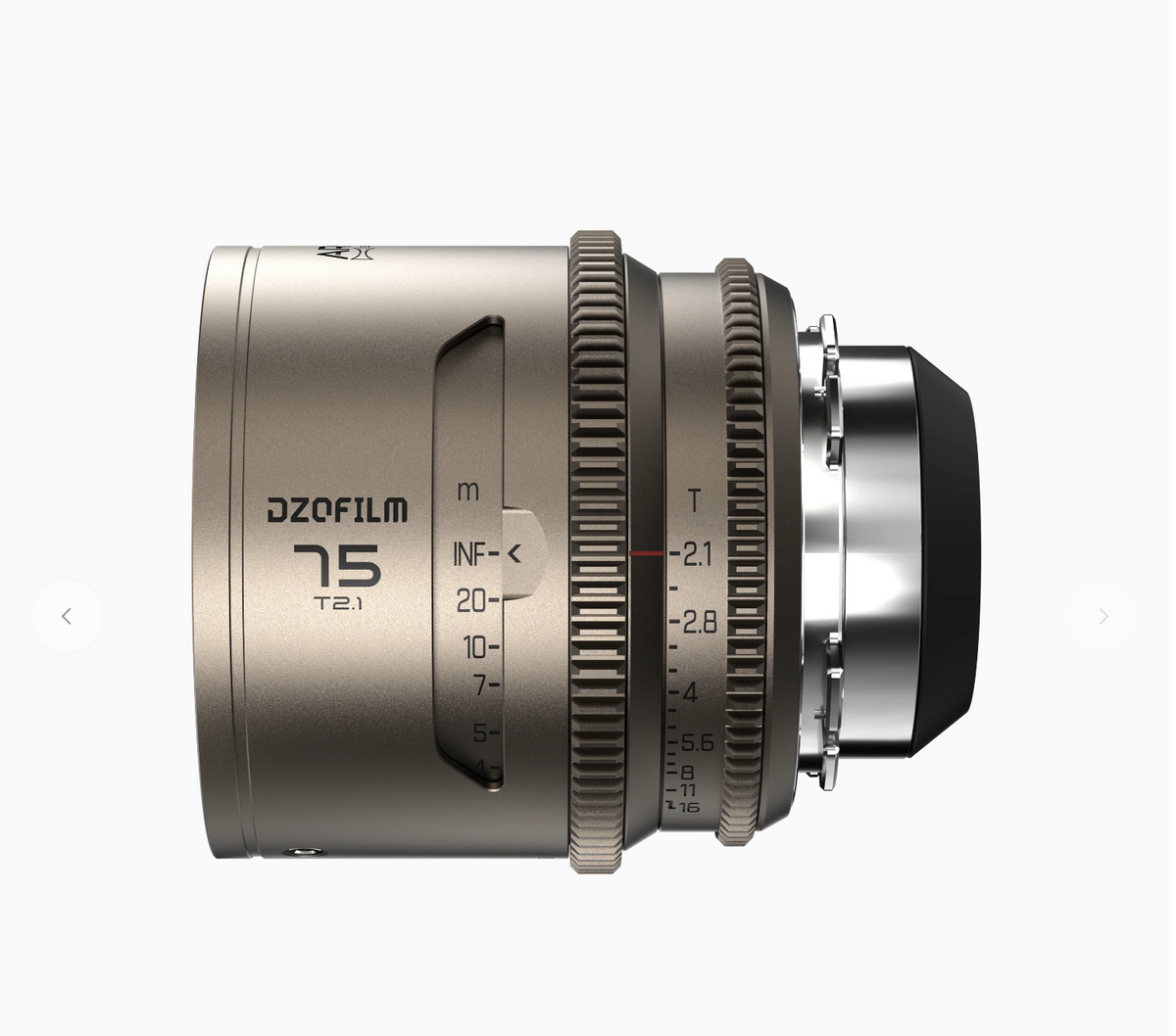 DZOFILM ARCANA 3-lens set Full Frame Anamorphic 1.5x, metric