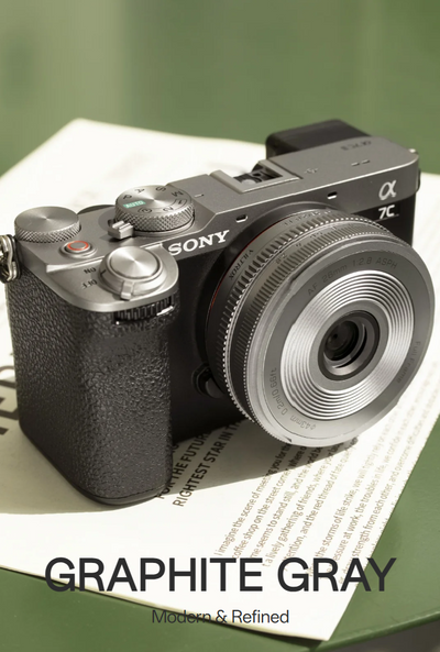 VILTROX AF 26mm f2.8 pancake, Sony E, Full Frame, Grey