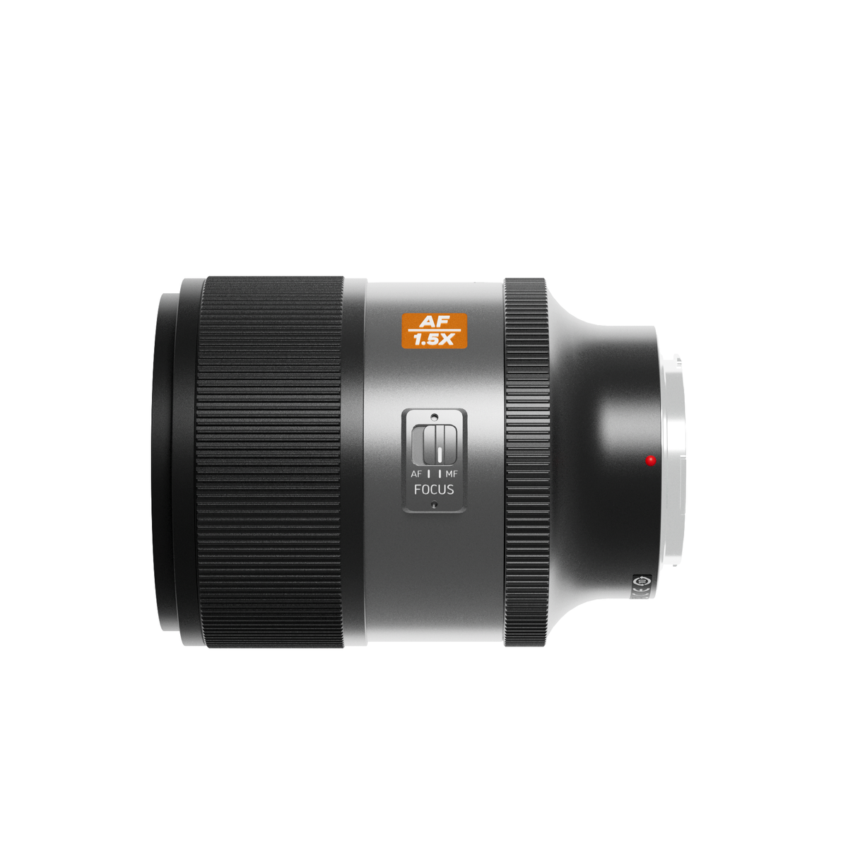 Blazar Talon 50mm T2.1 anamorphic lens profile showing the AF/MF focus switch