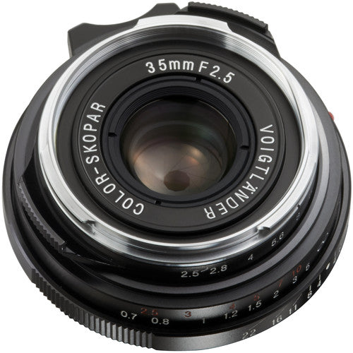 Voigtlander Color-Skopar 35mm f/2.5 front element and focus tab