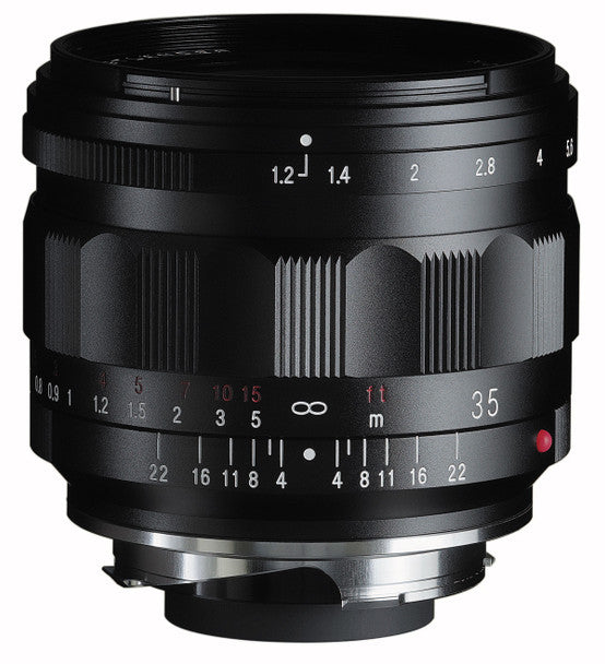 Voigtlander Nokton 35mm f/1.2 Aspherical VM IV lens for Leica M, black
