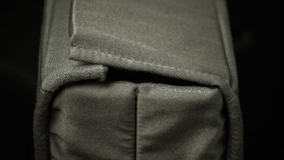 Wotancraft camera insert padded seam close-up