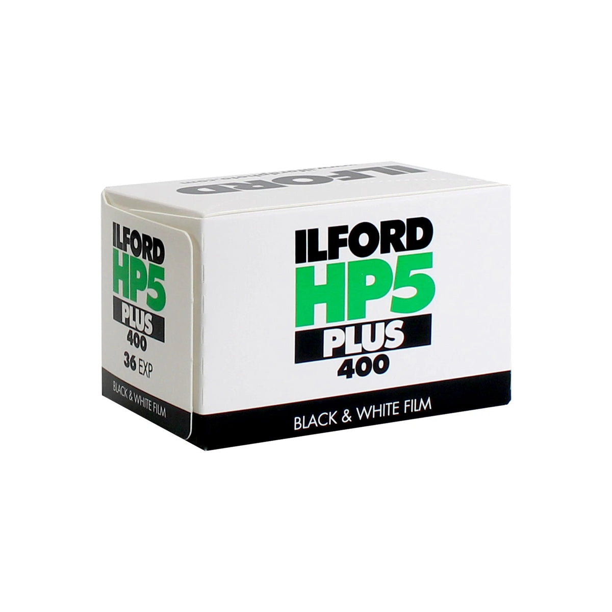 Ilford HP5 Plus 400 35mm black and white film, 36 exposures box