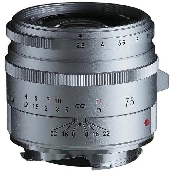 Voigtlander NOKTON VM 75mm f2.8 APO-SKOPAR, Silver, Leica M mount