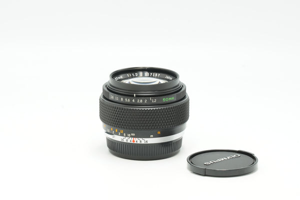 Olympus OM 50mm f1.2 prime portrait lens